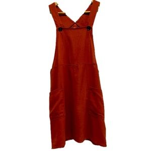 Sz.S- Twik par Simons- Overall Linen blend Dress